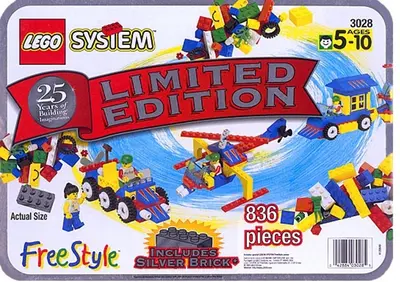 LEGO Freestyle 3028 Limited Edition Silver Freestyle Tub set