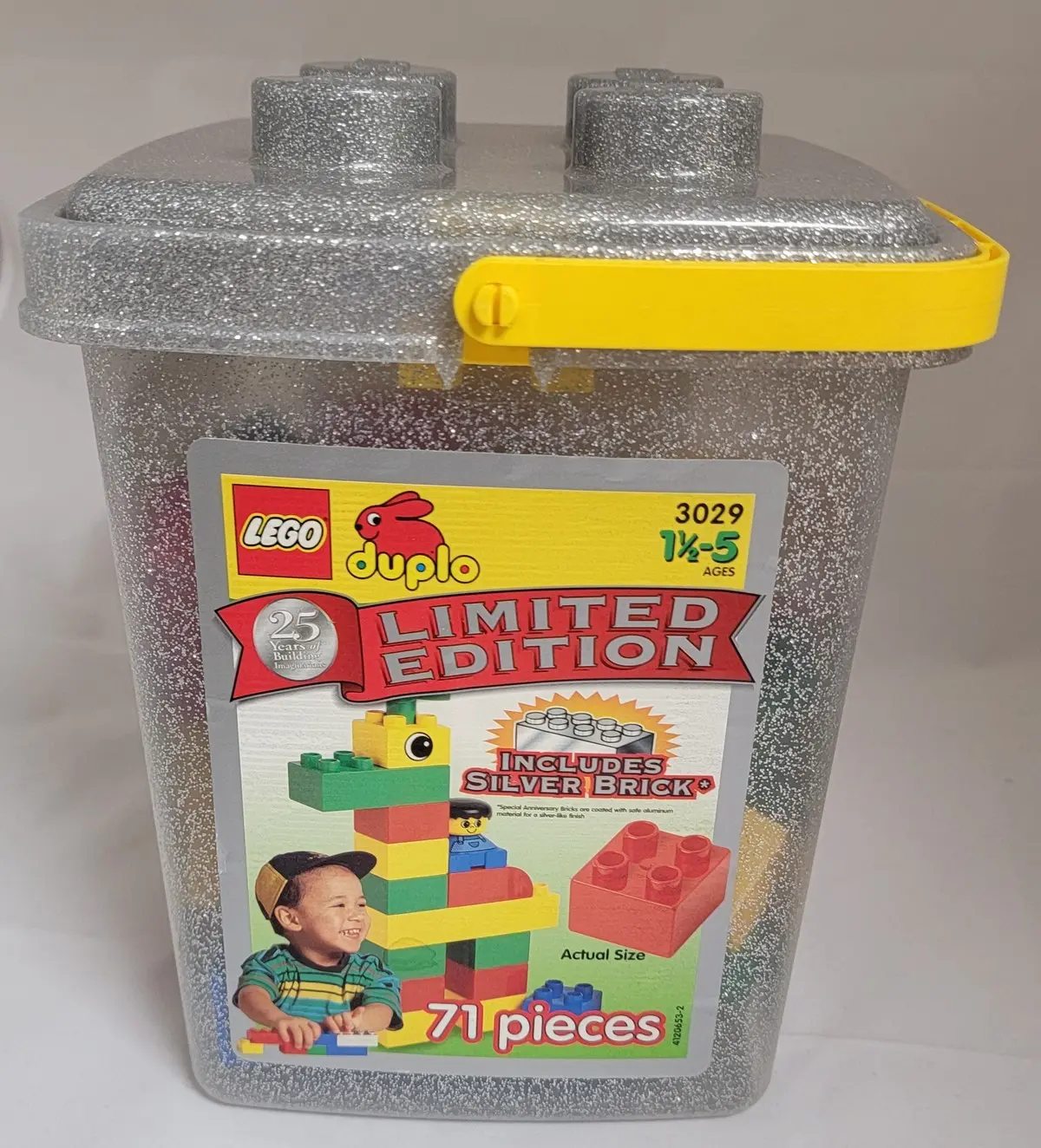 LEGO DUPLO 3029 Limited Edition Silver Duplo Bucket set, image 4