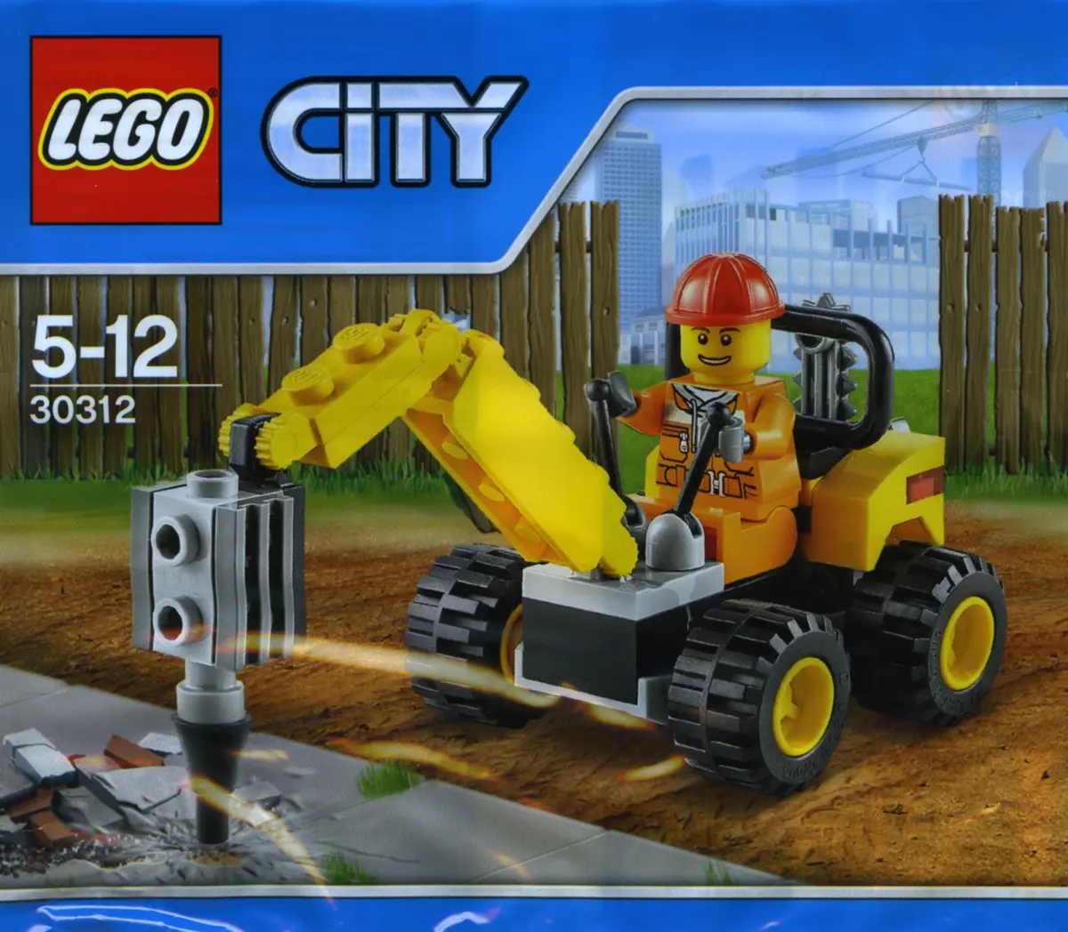 LEGO City 30312 Demolition Driller set