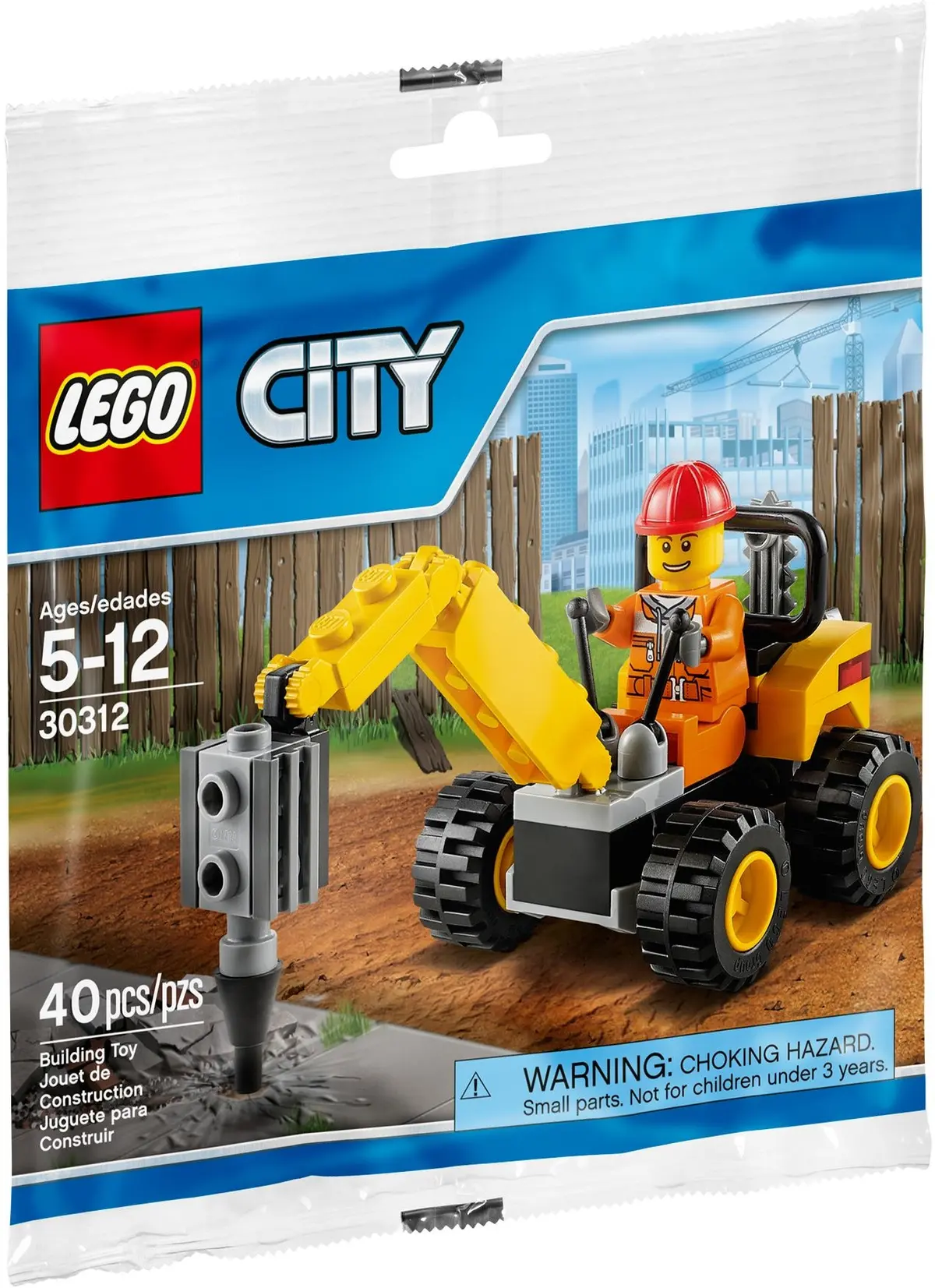 LEGO City 30312 Demolition Driller set, image 2