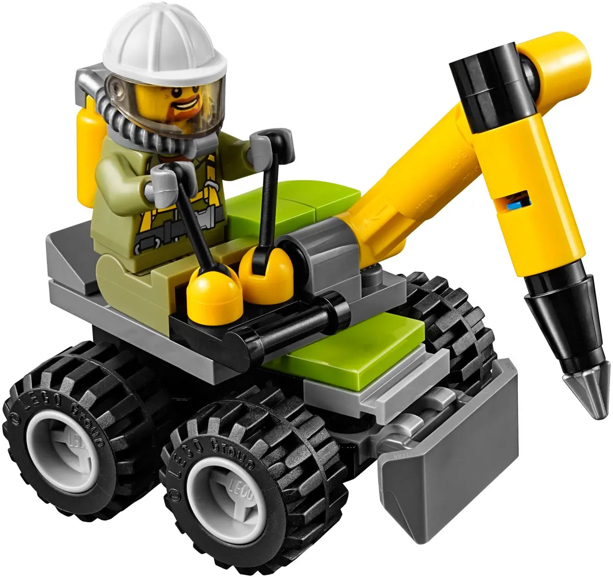 LEGO City 30350 Volcano Jackhammer set, image 3