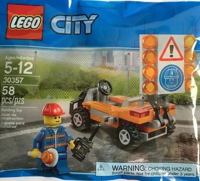 LEGO City 30357 Road Worker set