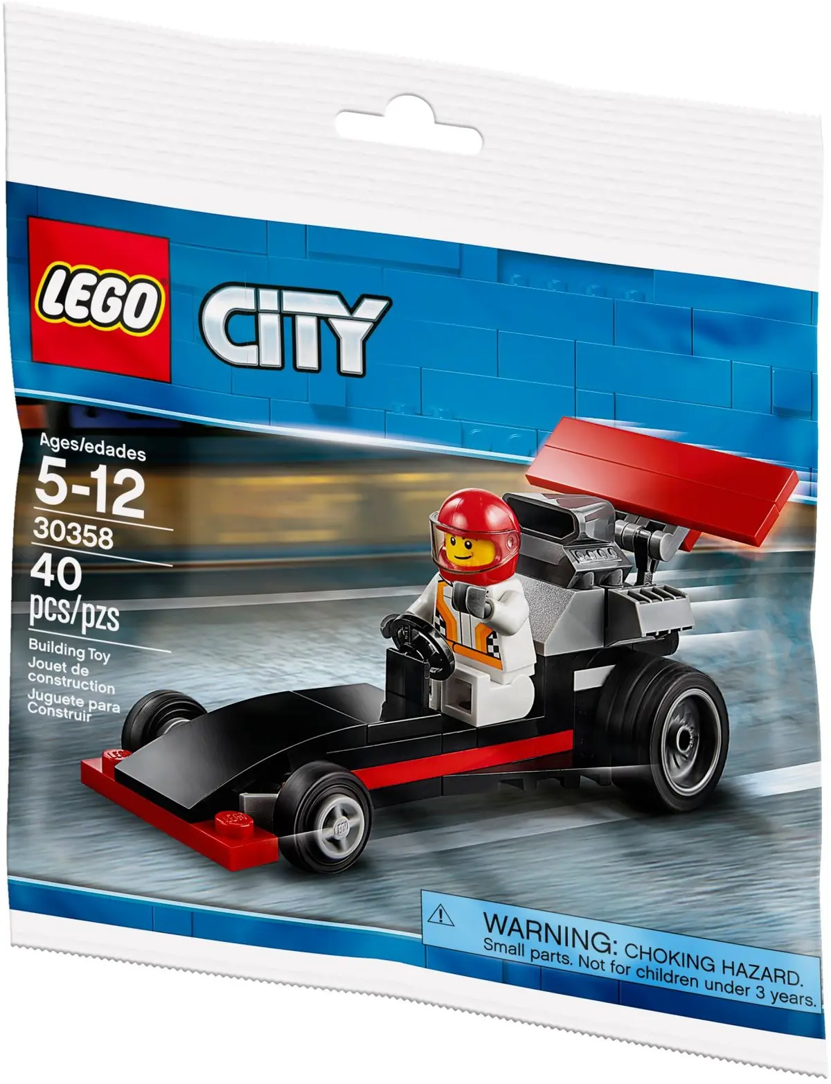 LEGO City 30358 Dragster set, image 2
