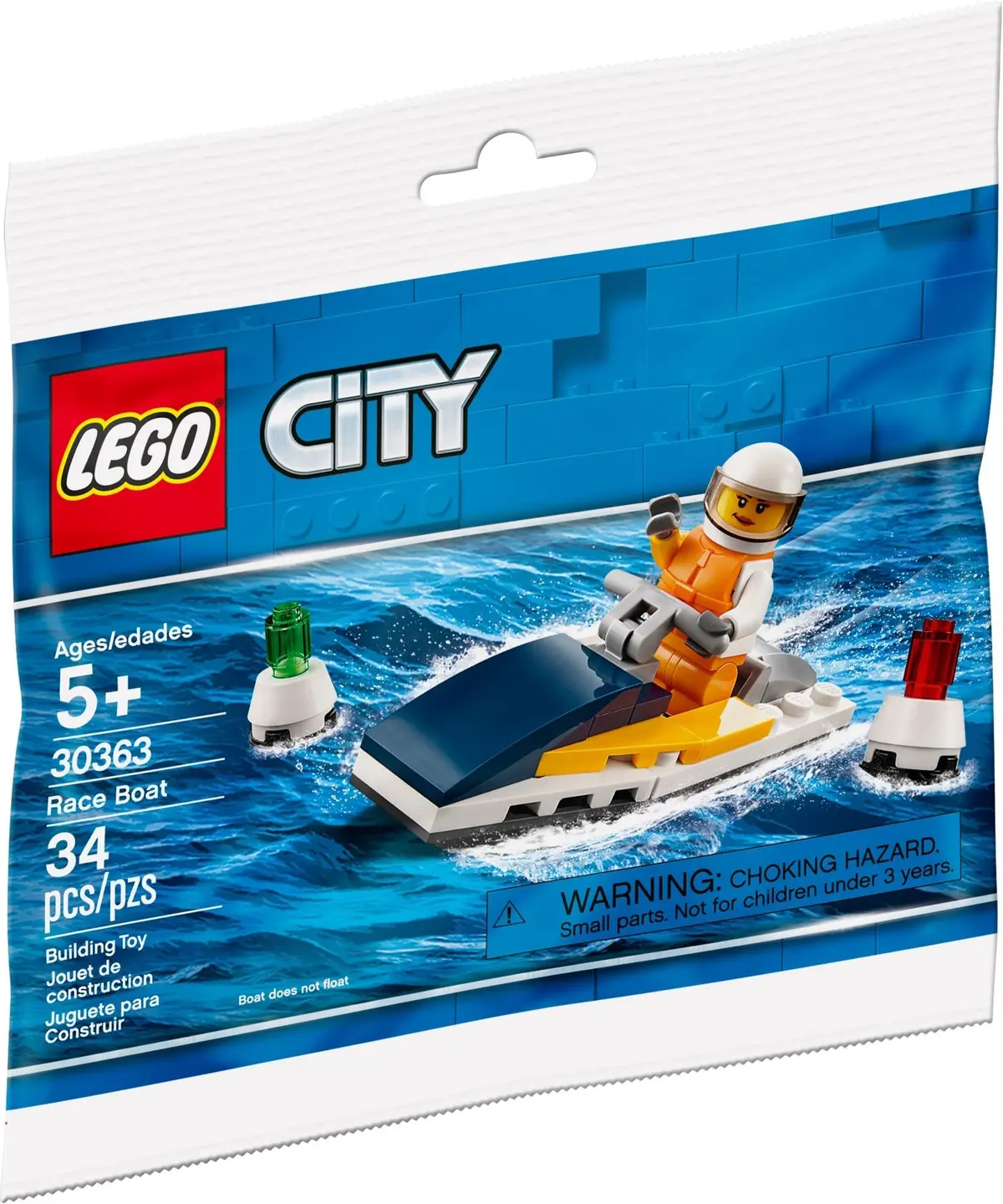 LEGO City 30363 Race Boat set, image 2