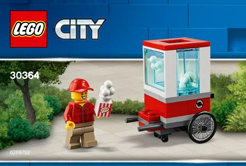 LEGO City 30364 Popcorn Cart set