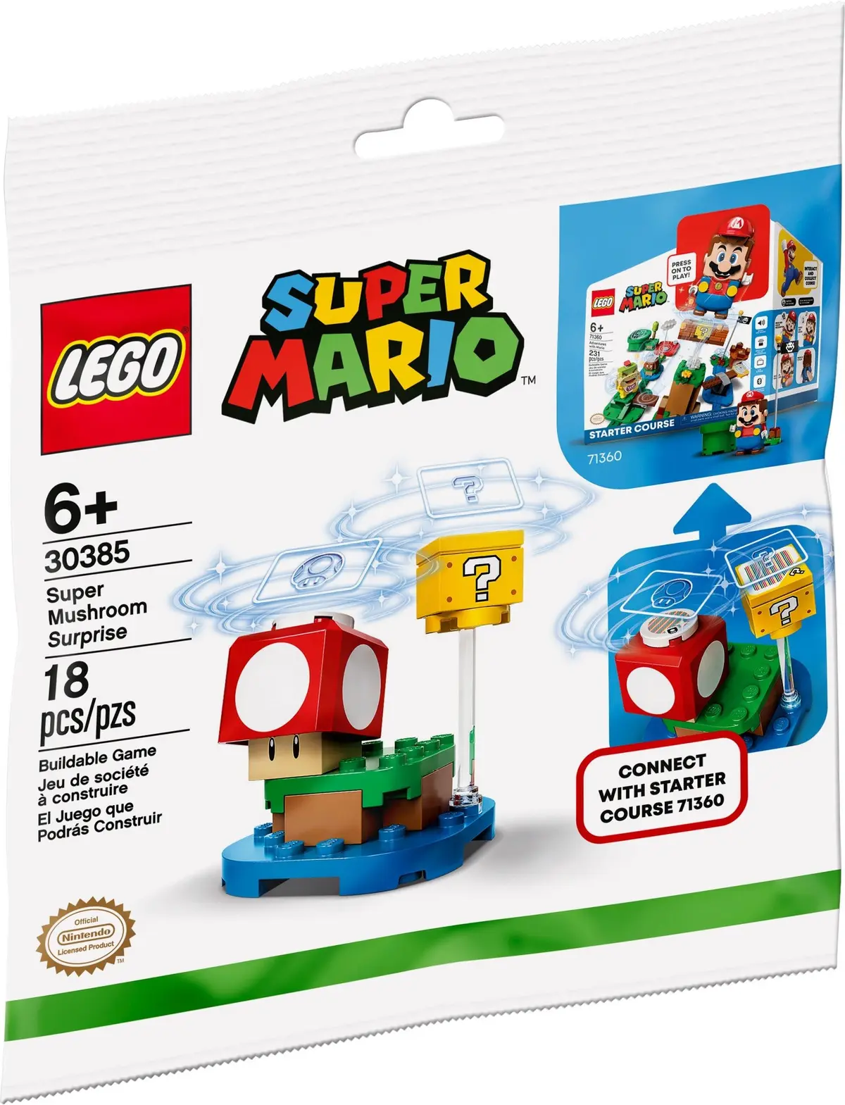 LEGO Super Mario 30385 Super Mushroom Surprise set, image 2