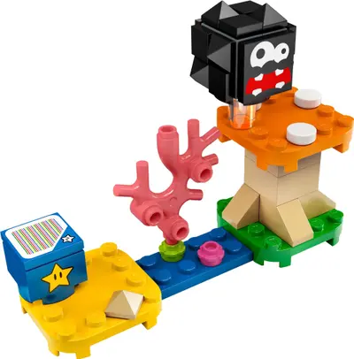 LEGO Super Mario 30389 Fuzzy & Mushroom Platform set