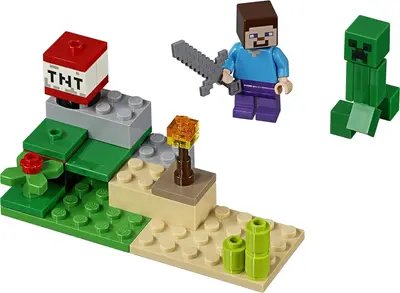 LEGO Minecraft 30393 Minecraft Steve and Creeper Set set