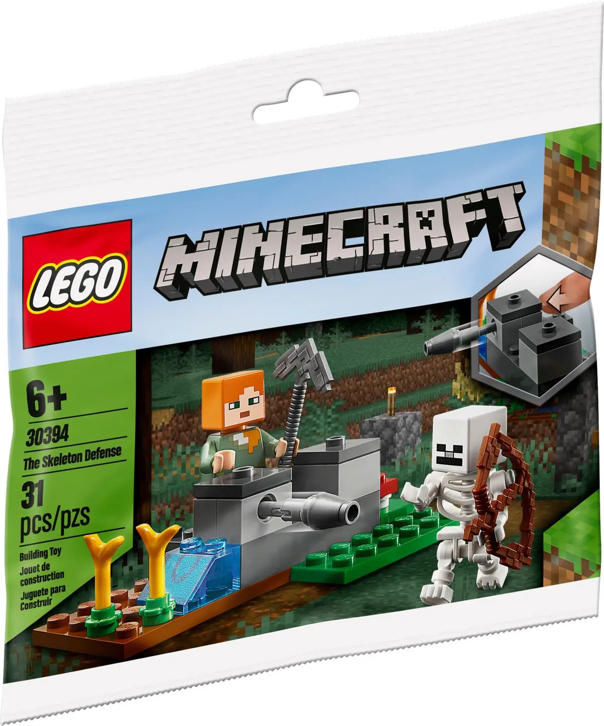 LEGO Minecraft 30394 The Skeleton Defense set, image 2
