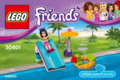 LEGO Friends 30401 Pool Foam Slide set