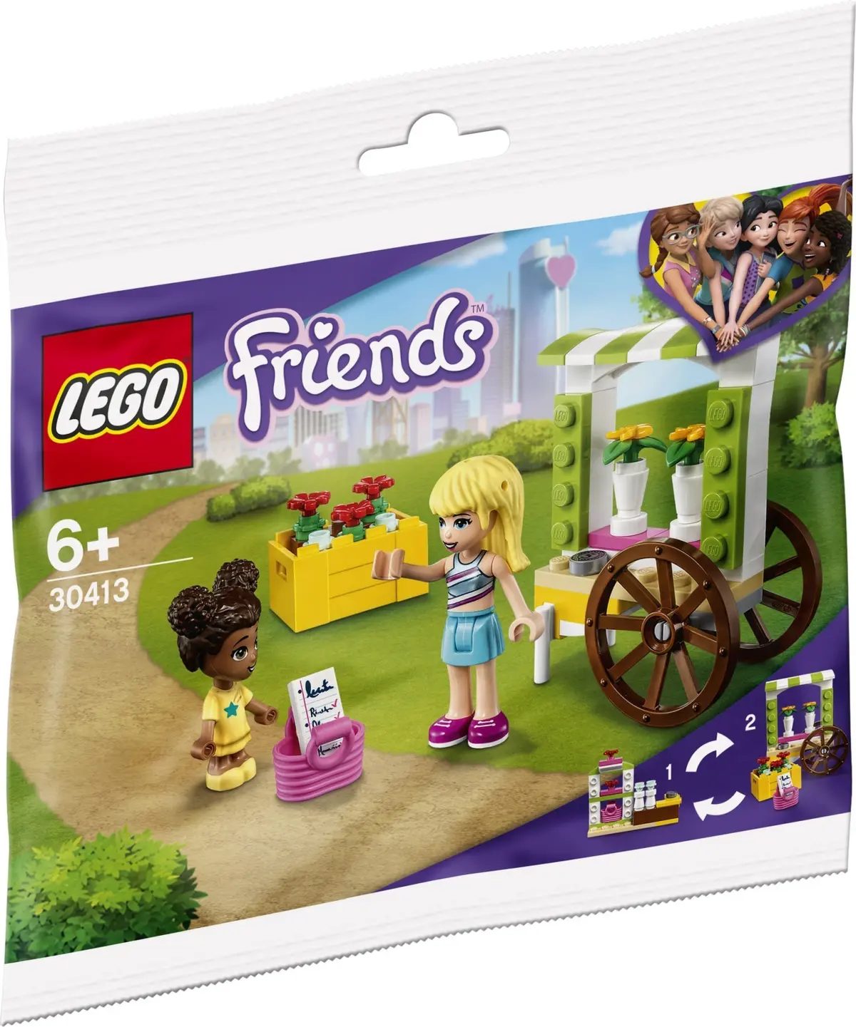 LEGO Friends 30413 Flower Cart set, image 2