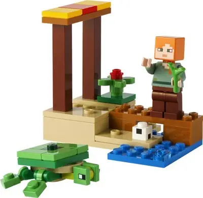 LEGO Minecraft 30432 The Turtle Beach set
