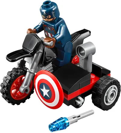 LEGO Marvel Super Heroes 30447 Captain America's Motorcycle set