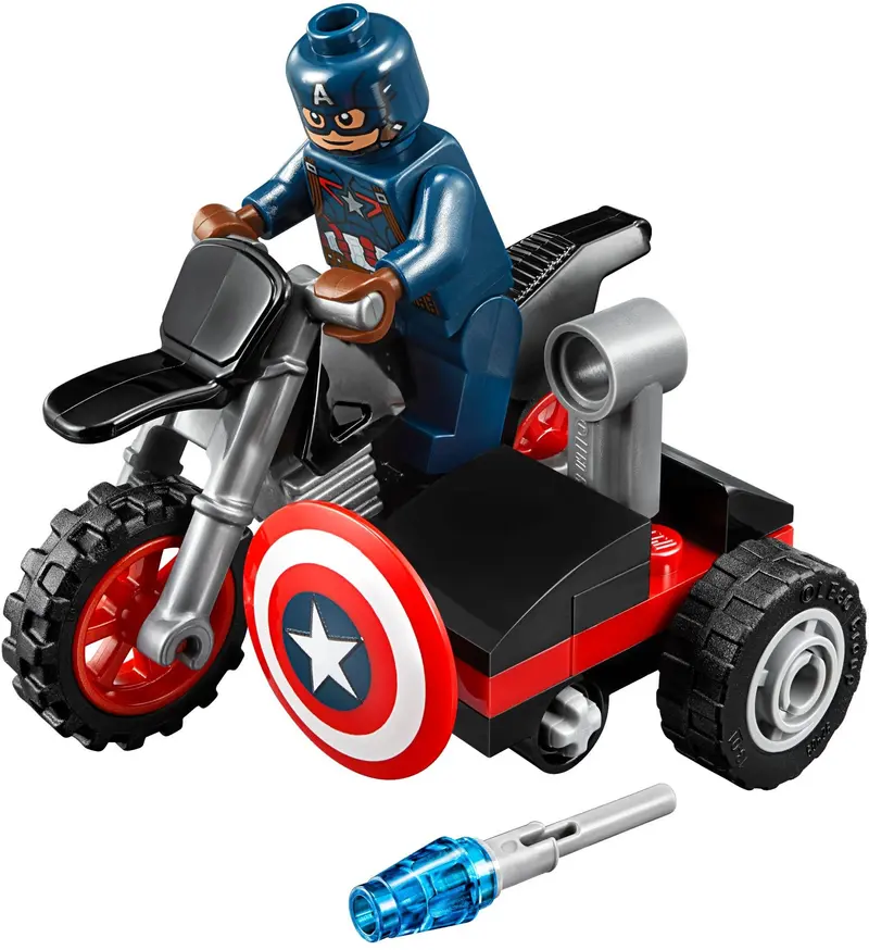 LEGO Marvel Super Heroes 30447 Captain America's Motorcycle set