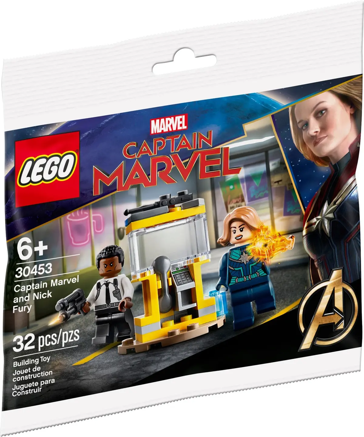 LEGO Marvel Super Heroes 30453 Captain Marvel and Nick Fury set, image 2