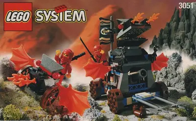 LEGO Castle 3051 Blaze Attack set