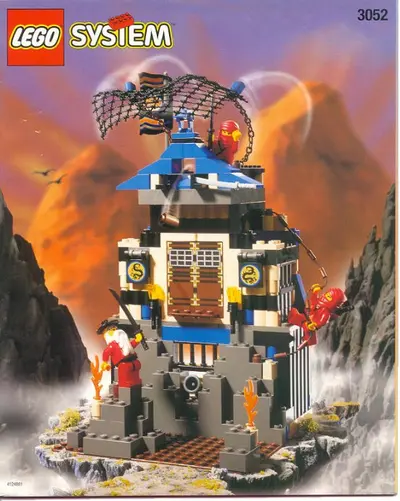 LEGO Castle 3052 Ninja Fire Fortress set
