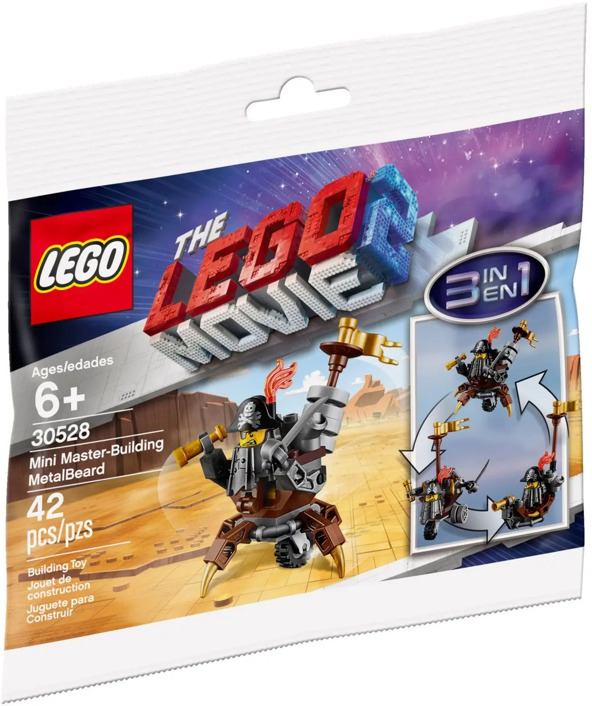 LEGO The LEGO Movie 2 30528 Mini Master-Building MetalBeard set, image 2