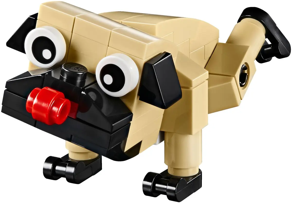 LEGO Creator 30542 Cute Pug set, image 3