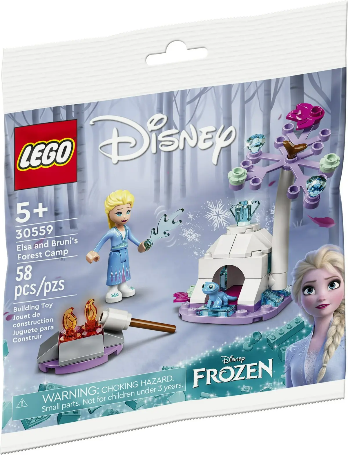 LEGO Disney 30559 Elsa and Bruni's Forest Camp set