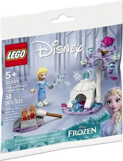 LEGO Disney 30559 Elsa and Bruni's Forest Camp set