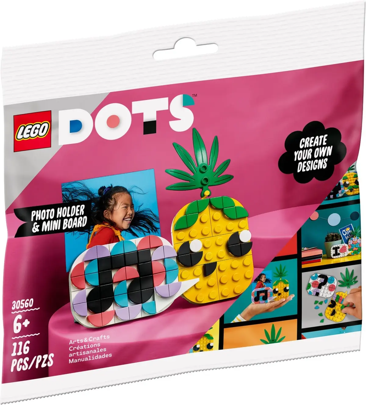 LEGO Dots 30560 Pineapple Photo Holder and Mini Board set, image 2