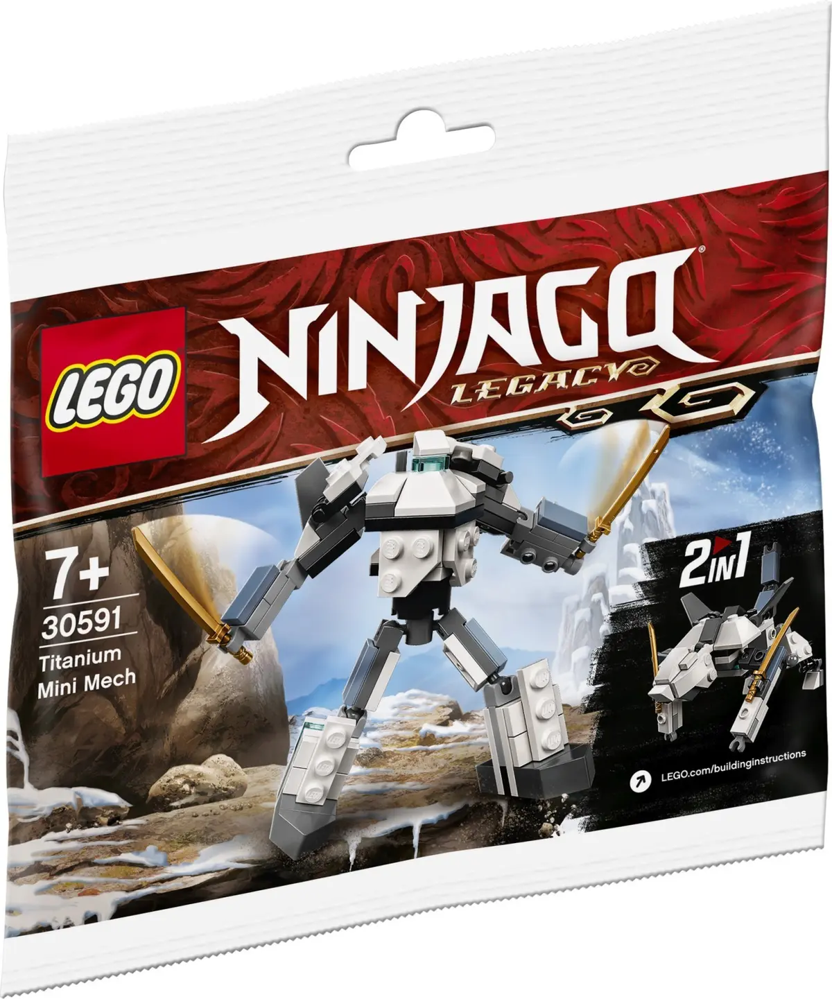 LEGO Ninjago 30591 Titanium Mini Mech set, image 2