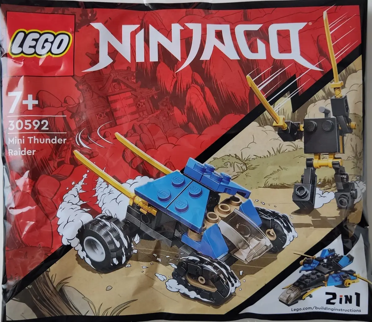 LEGO Ninjago 30592 Mini Thunder Raider set, image 2