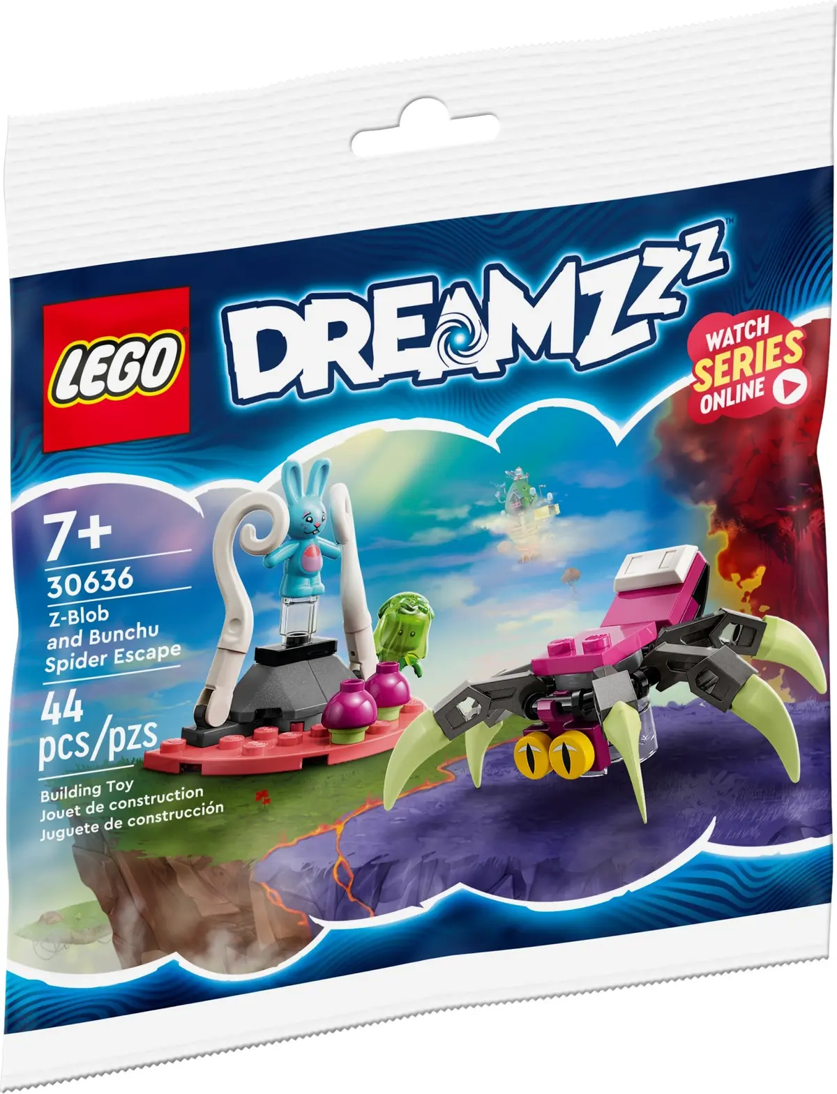 LEGO Dreamzzz 30636 Z-Blob and Bunchu Spider Escape set, image 2