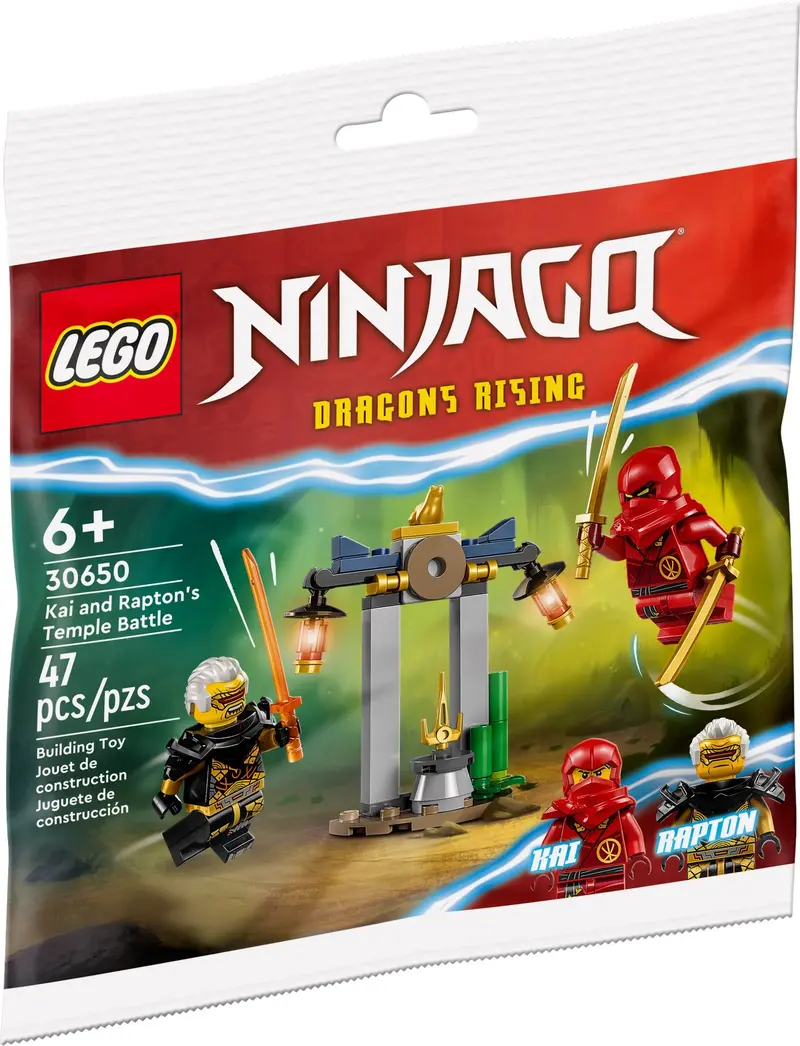 LEGO Ninjago 30650 Kai and Rapton's Temple Battle set