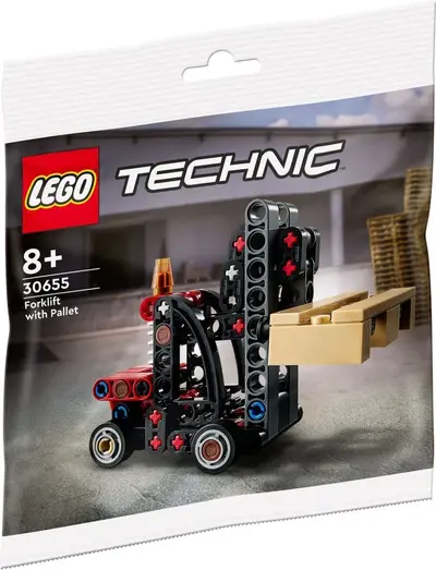 LEGO Technic 30655 Forklift with Pallet set, image 2