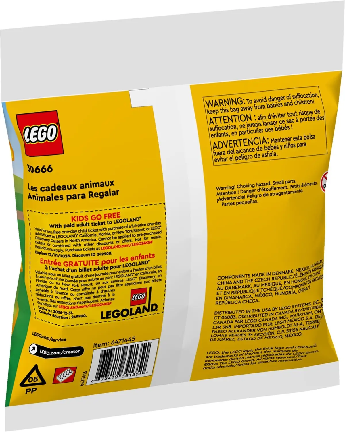 LEGO Creator 30666 Gift Animals set, image 4
