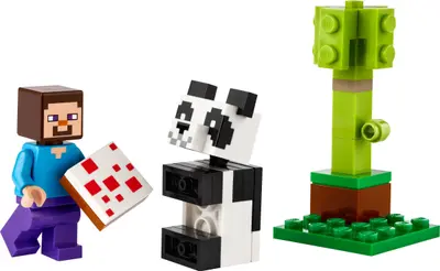 LEGO Minecraft 30672 Steve and Baby Panda set