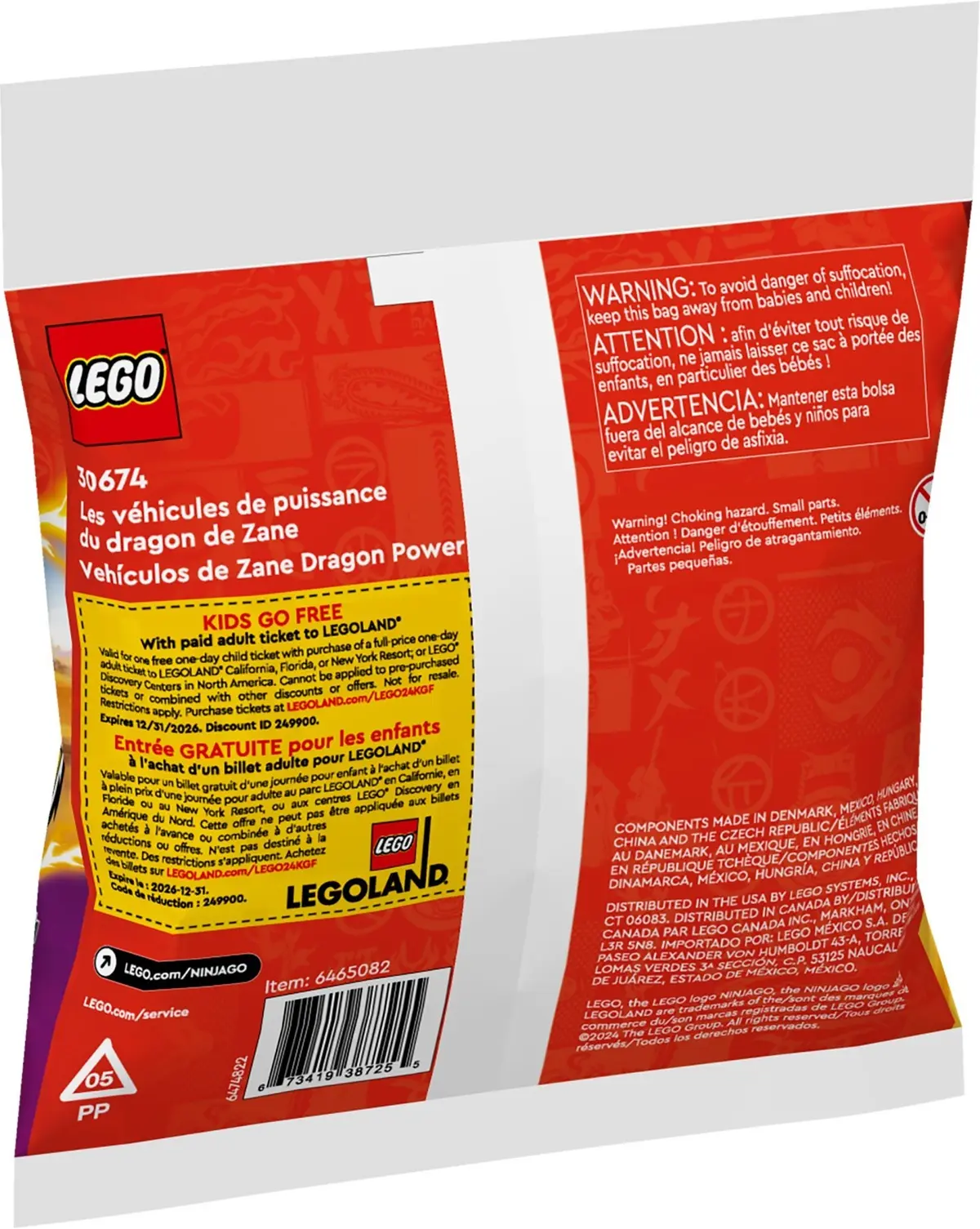 LEGO Ninjago 30674 Zane's Dragon Power Vehicles set, image 3