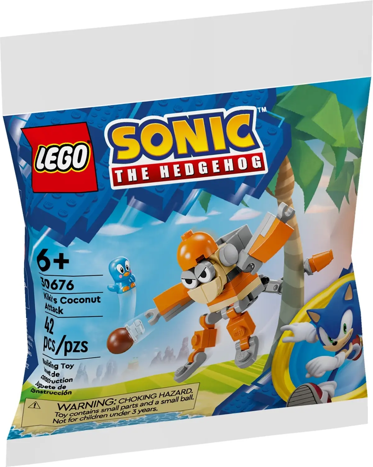 LEGO Sonic the Hedgehog 30676 Kiki's Coconut Attack set, image 2