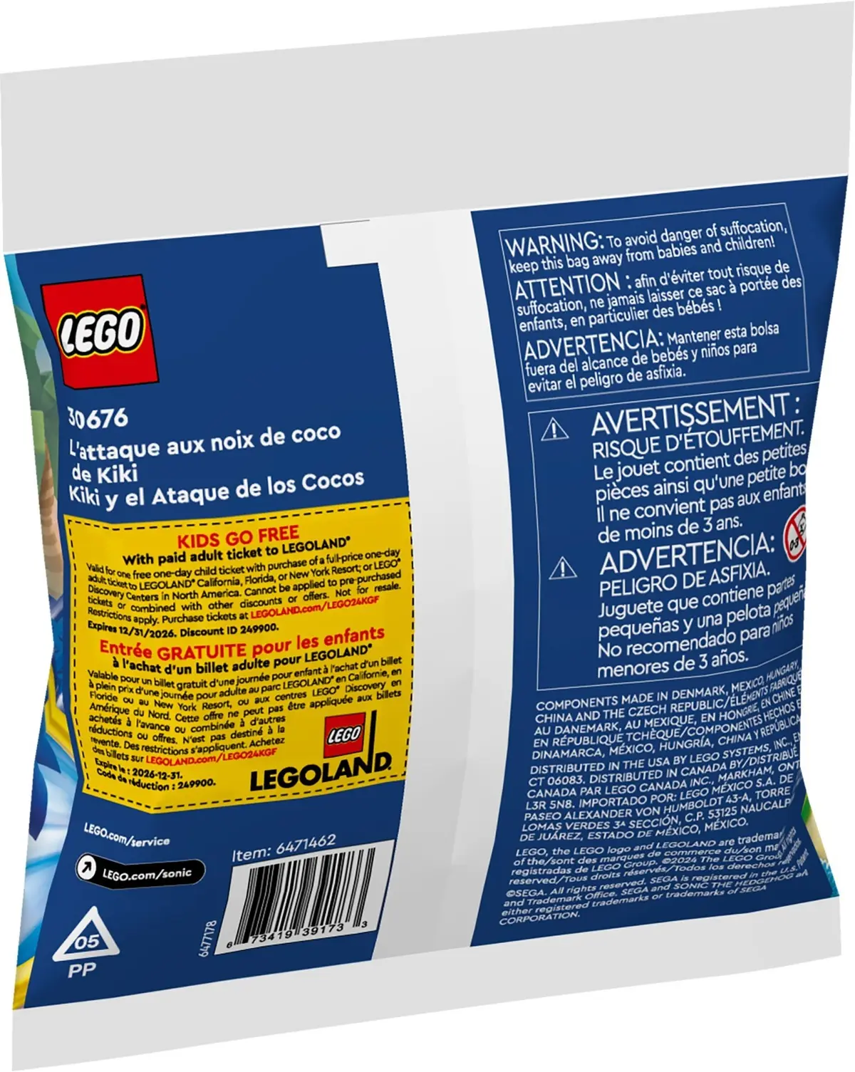 LEGO Sonic the Hedgehog 30676 Kiki's Coconut Attack set, image 3