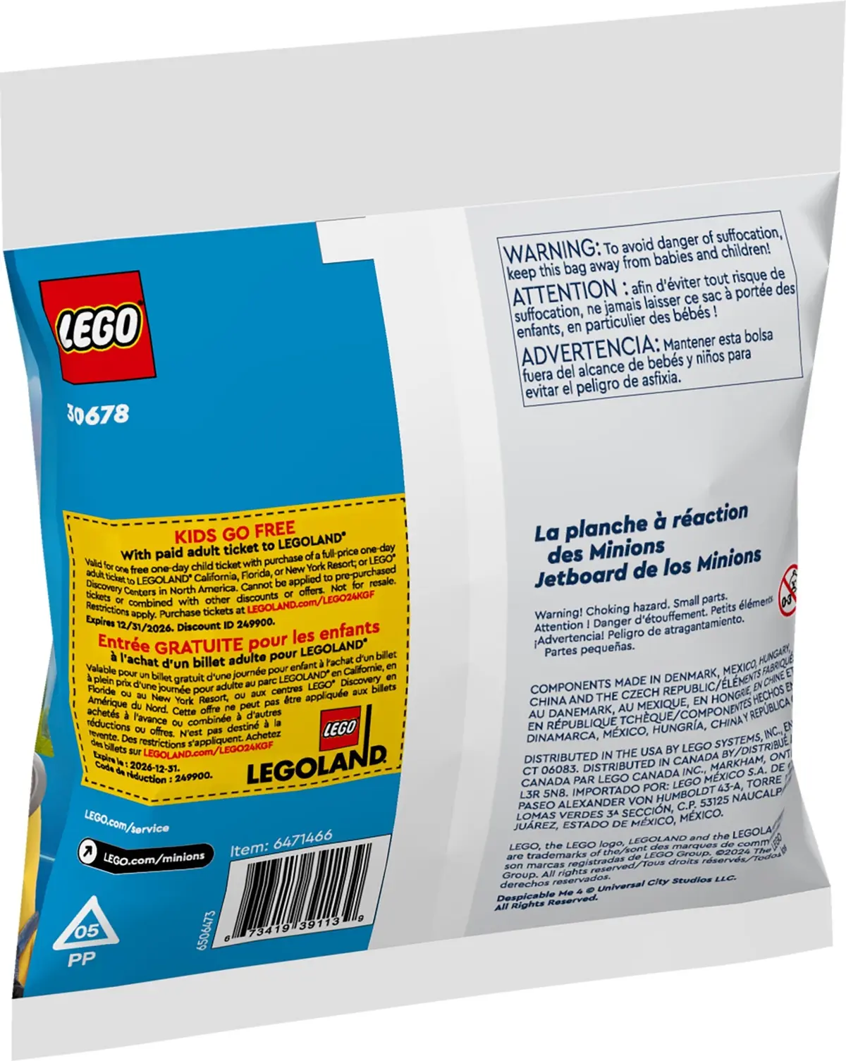 LEGO Despicable Me 30678 Minions' Jetboard set, image 3