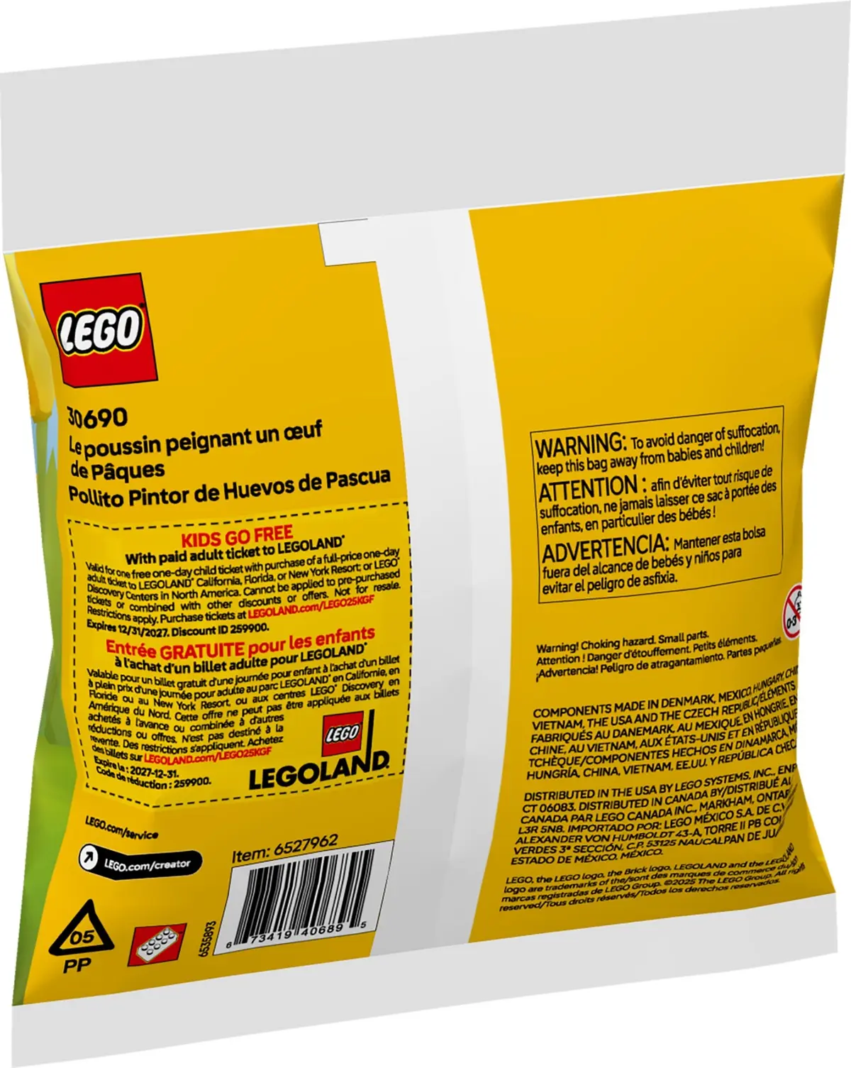 LEGO Creator 30690 Easter Egg Chick Painting Fun set, image 5