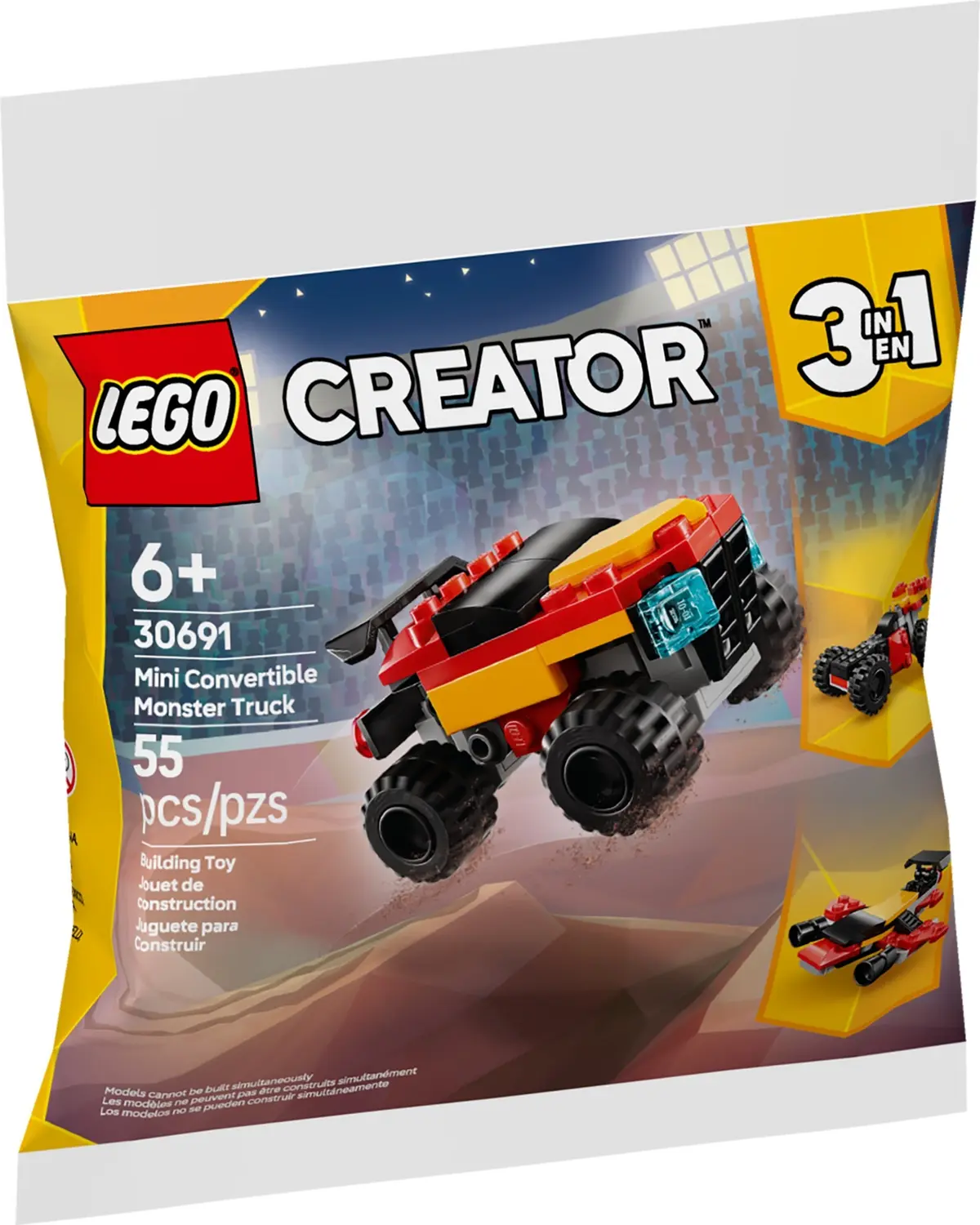LEGO Creator 30691 Mini Convertible Monster Truck set, image 3