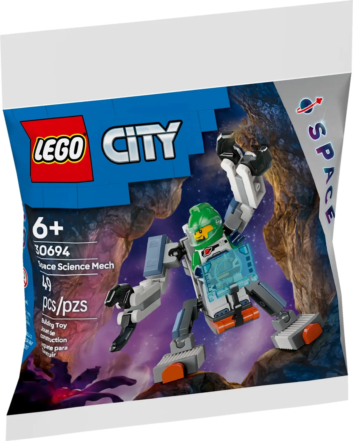 LEGO City 30694 Space Science Mech set, image 3