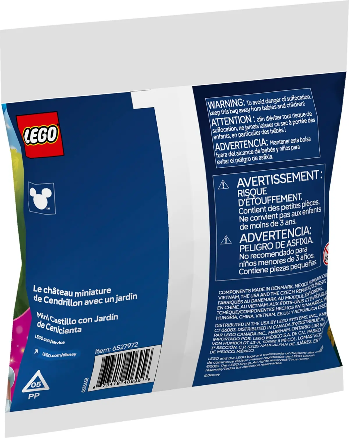 LEGO Disney 30695 Cinderella's Mini Garden Castle set, image 4