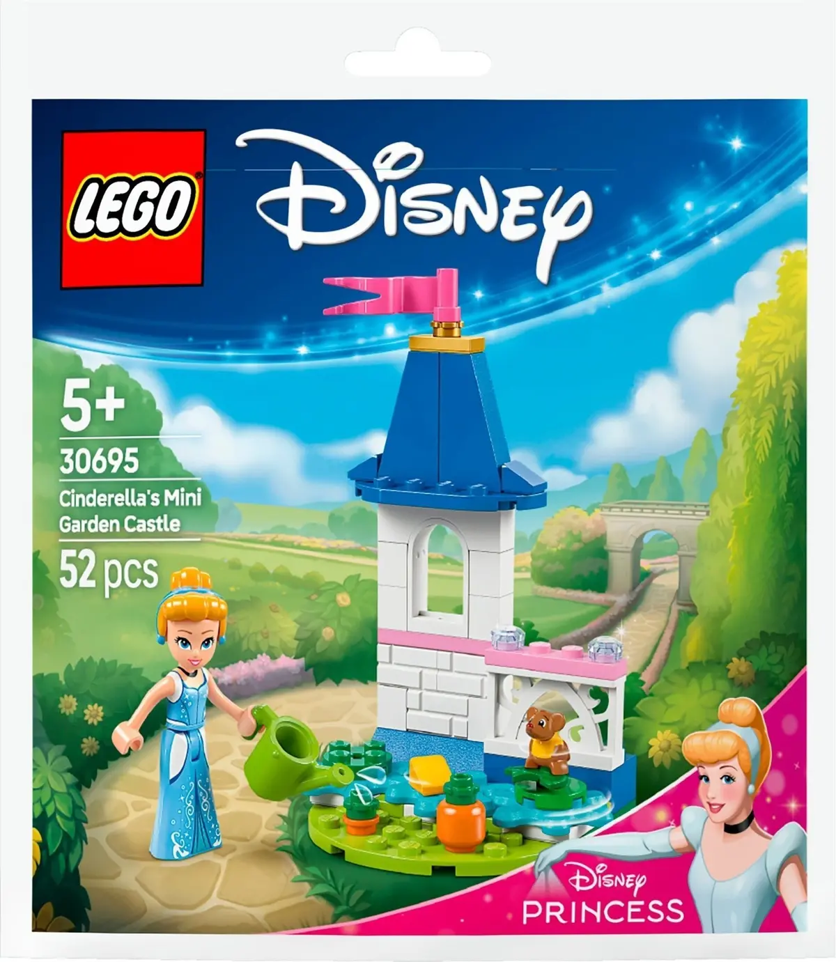 LEGO Disney 30695 Cinderella's Mini Garden Castle set, image 2