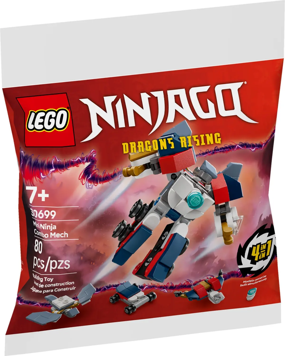 LEGO Ninjago 30699 Mini Ninja Combo Mech set, image 3