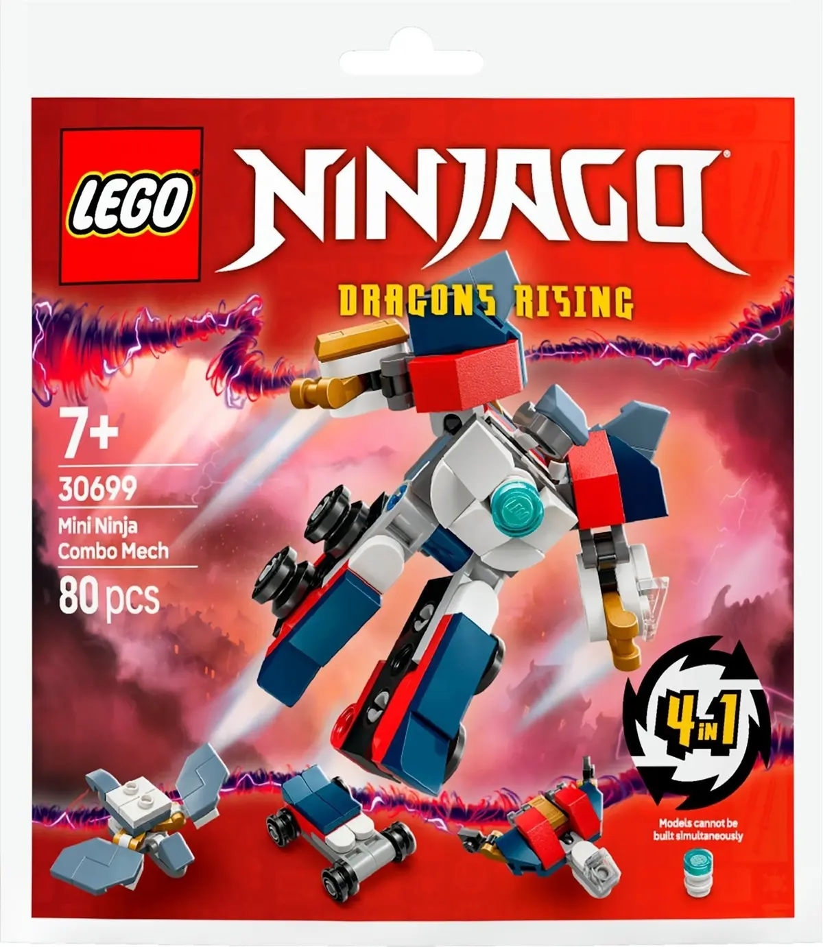 LEGO Ninjago 30699 Mini Ninja Combo Mech set, image 2