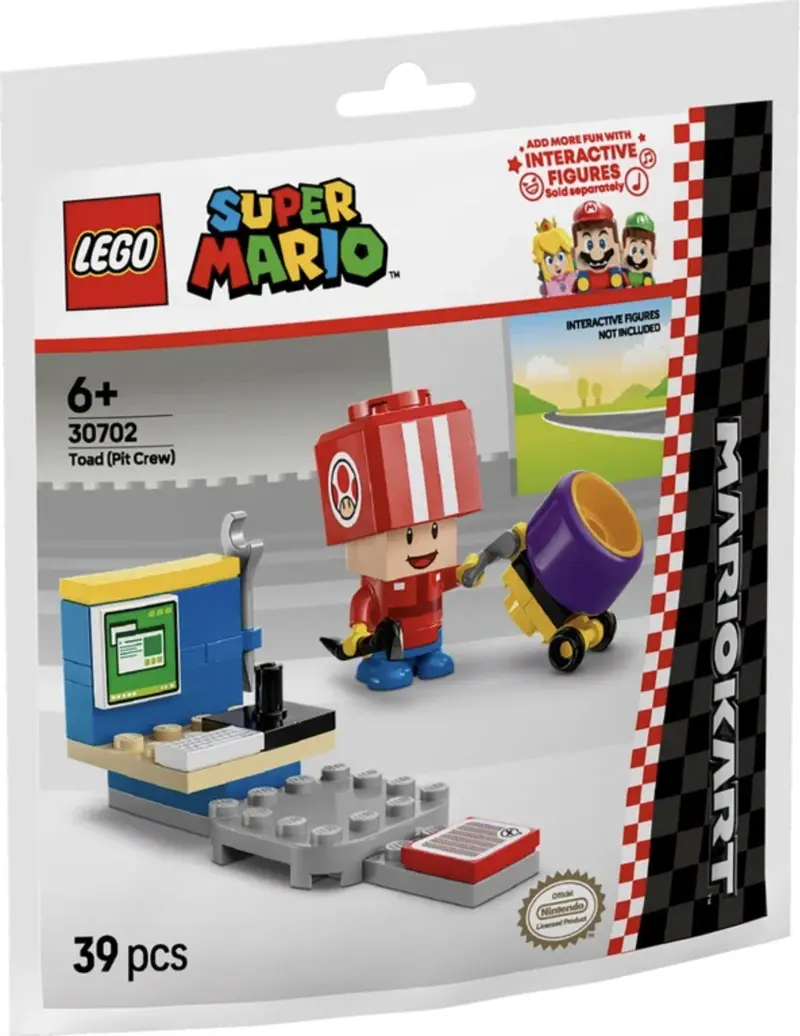 LEGO Super Mario 30702 Toad (Pit Crew) set, image 3