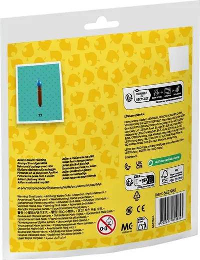 LEGO Animal Crossing 30703 Julian's Beach Painting set, image 3
