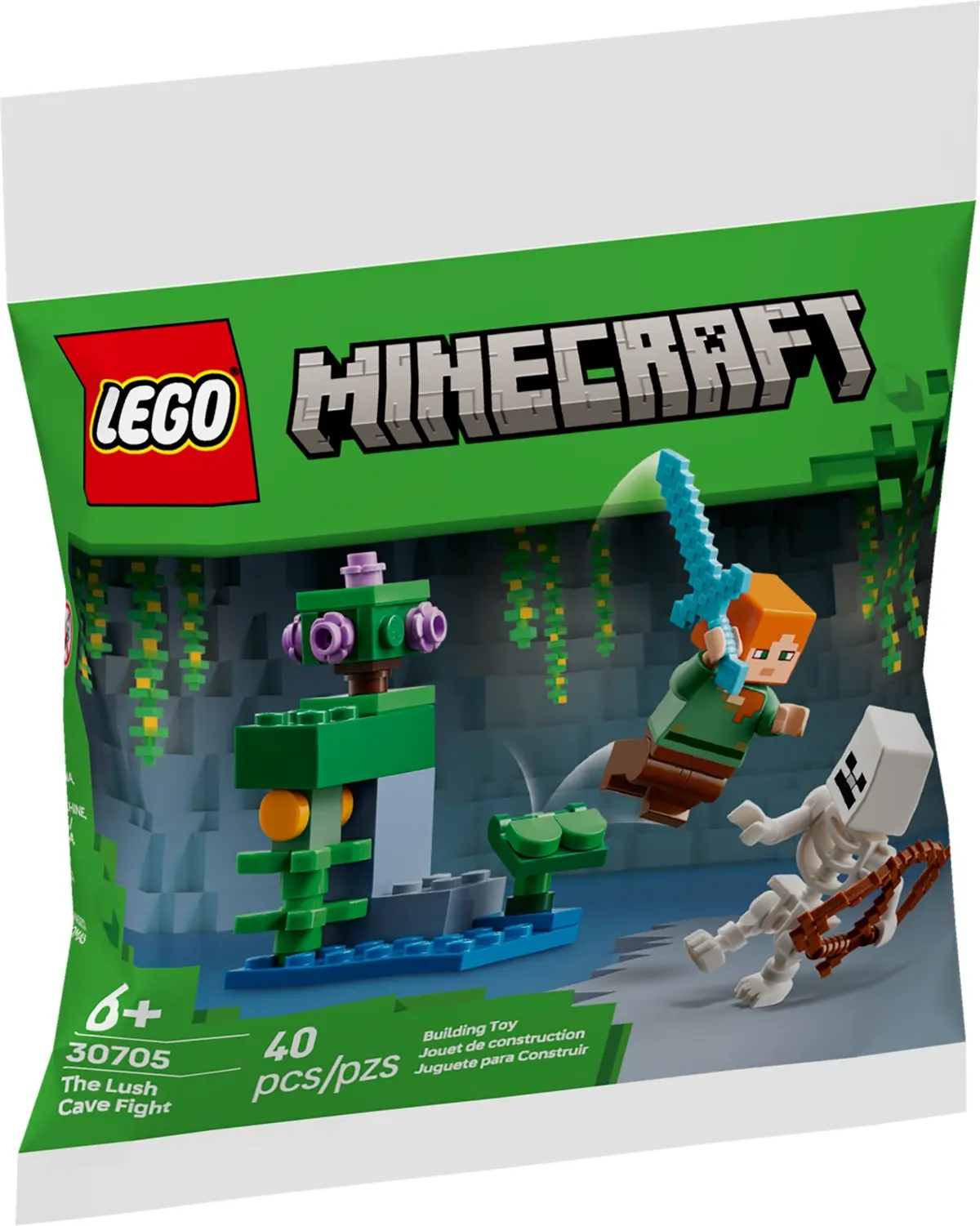 LEGO Minecraft 30705 The Lush Cave Fight set, image 4