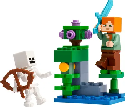 LEGO Minecraft 30705 The Lush Cave Fight set