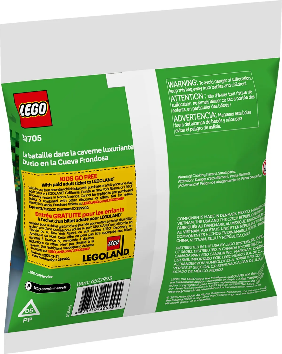 LEGO Minecraft 30705 The Lush Cave Fight set, image 5