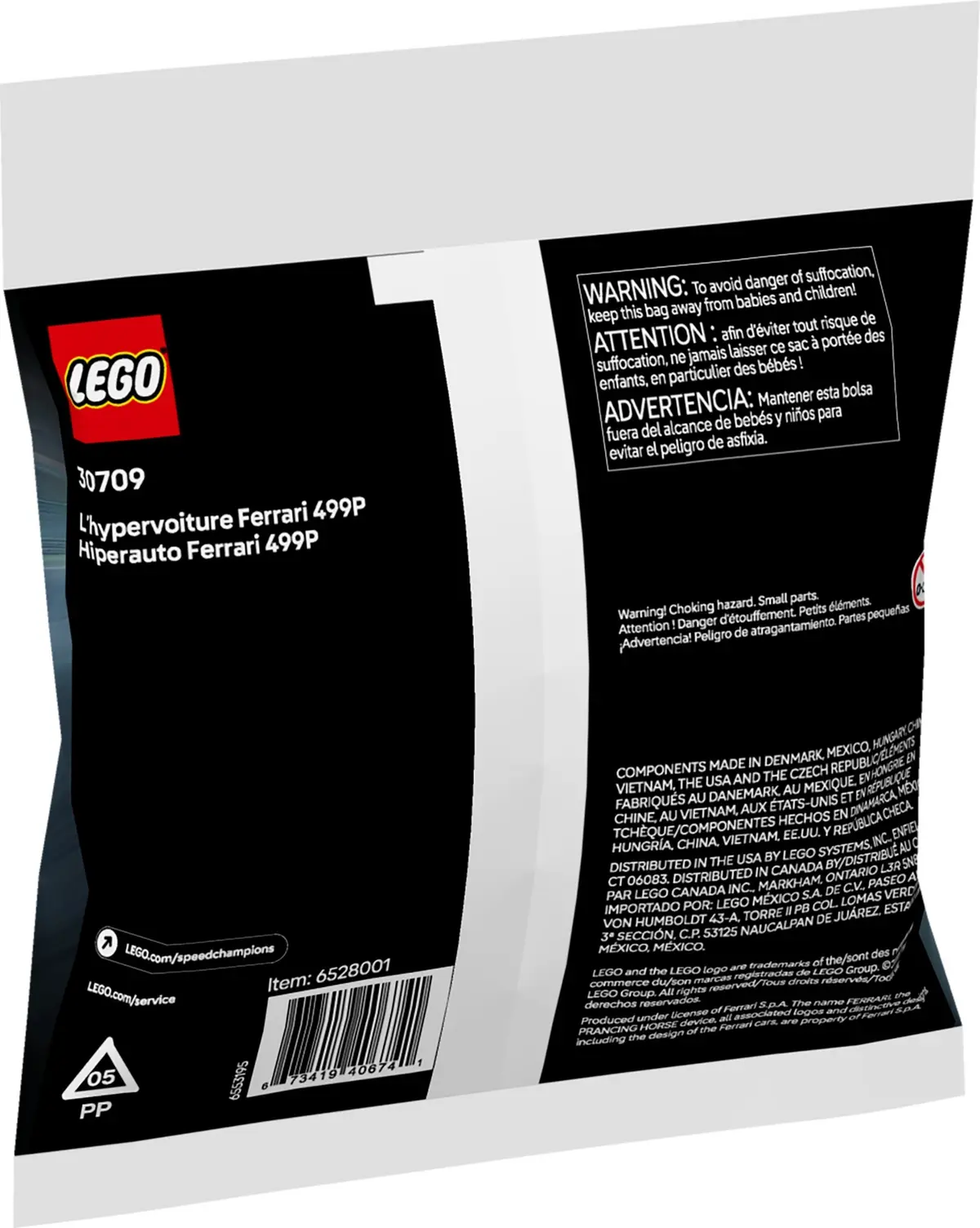 LEGO Speed Champions 30709 Ferrari 499P - Hypercar set, image 5